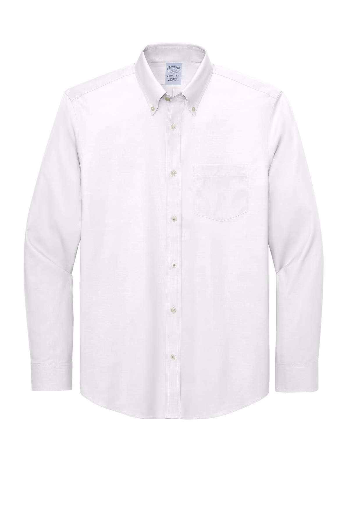 Brooks Brothers Embroidered Men's Wrinkle-Free Stretch Pinpoint Shirt