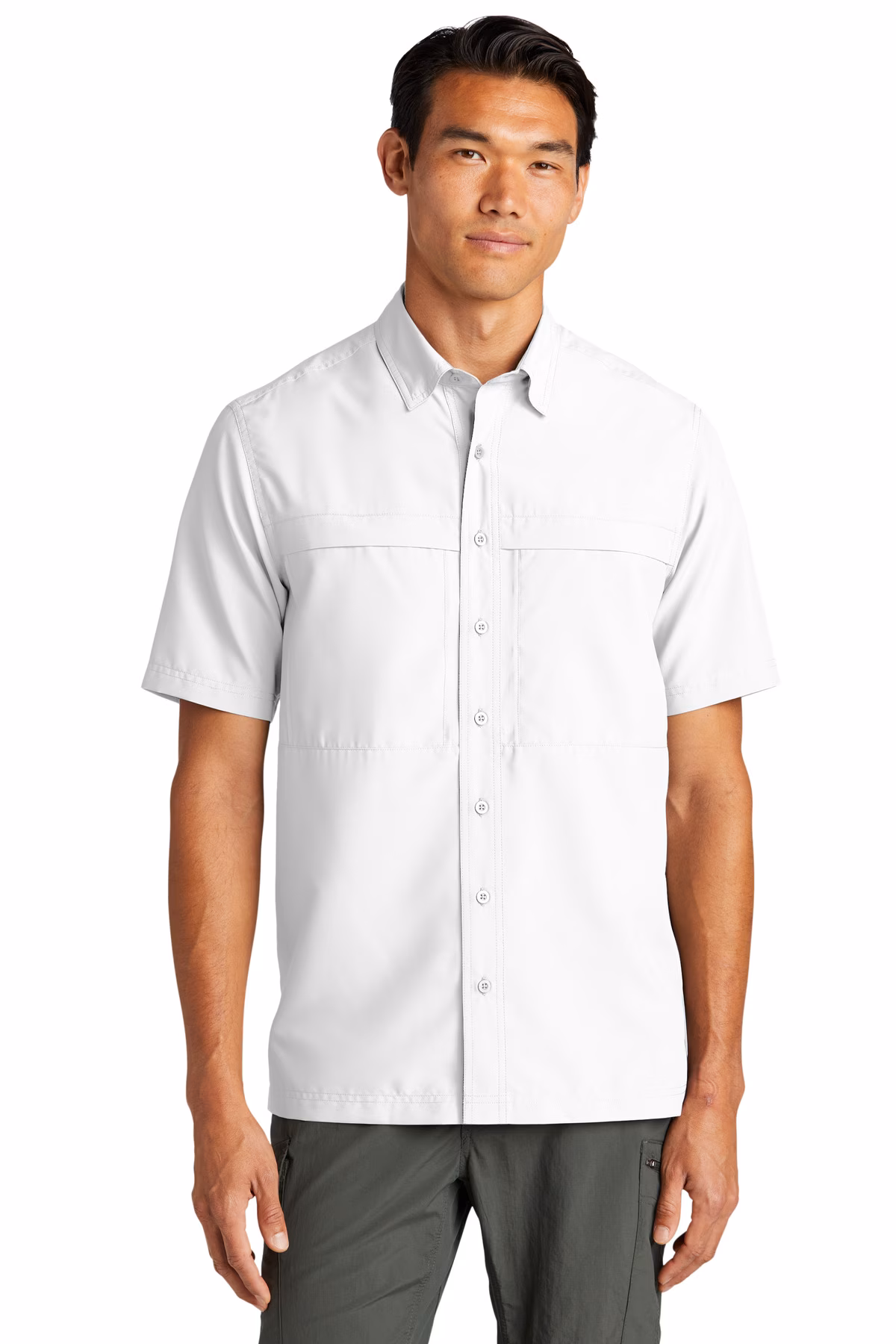 Port Authority Embroidered Men's Short Sleeve UV Daybreak Shirt Image - Port Authority Embroidered Men's Short Sleeve UV Daybreak Shirt