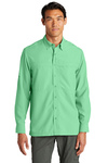 Port Authority Embroidered Men's Long Sleeve UV Daybreak Shirt Thumb