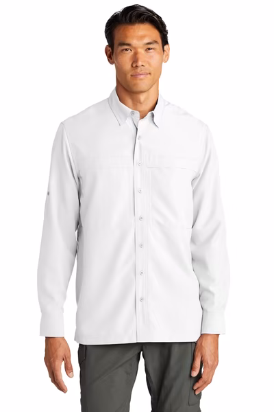 Port Authority Embroidered Men's Long Sleeve UV Daybreak Shirt