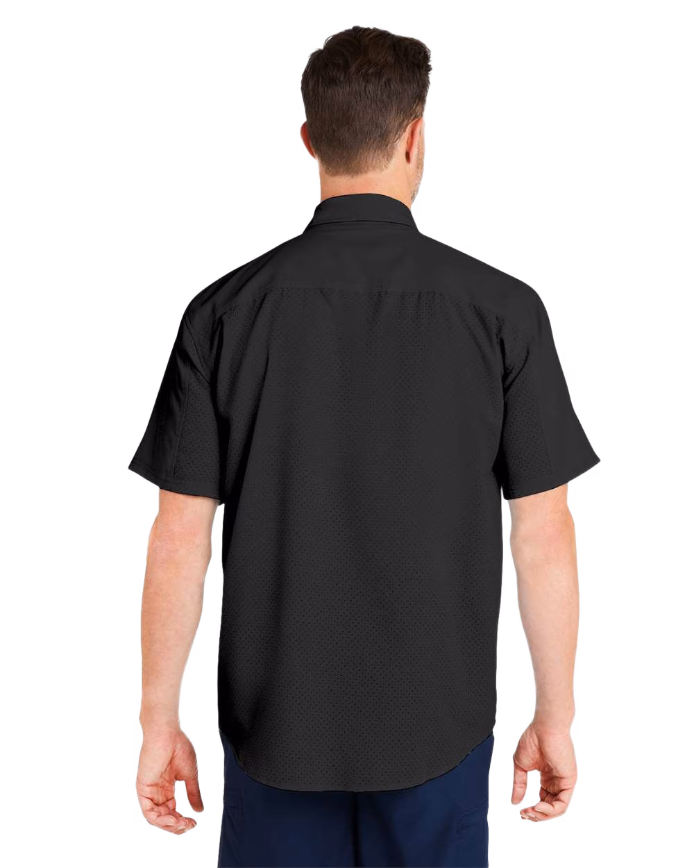 HUK Embroidered Men's Tide Point Short Sleeve Shirt