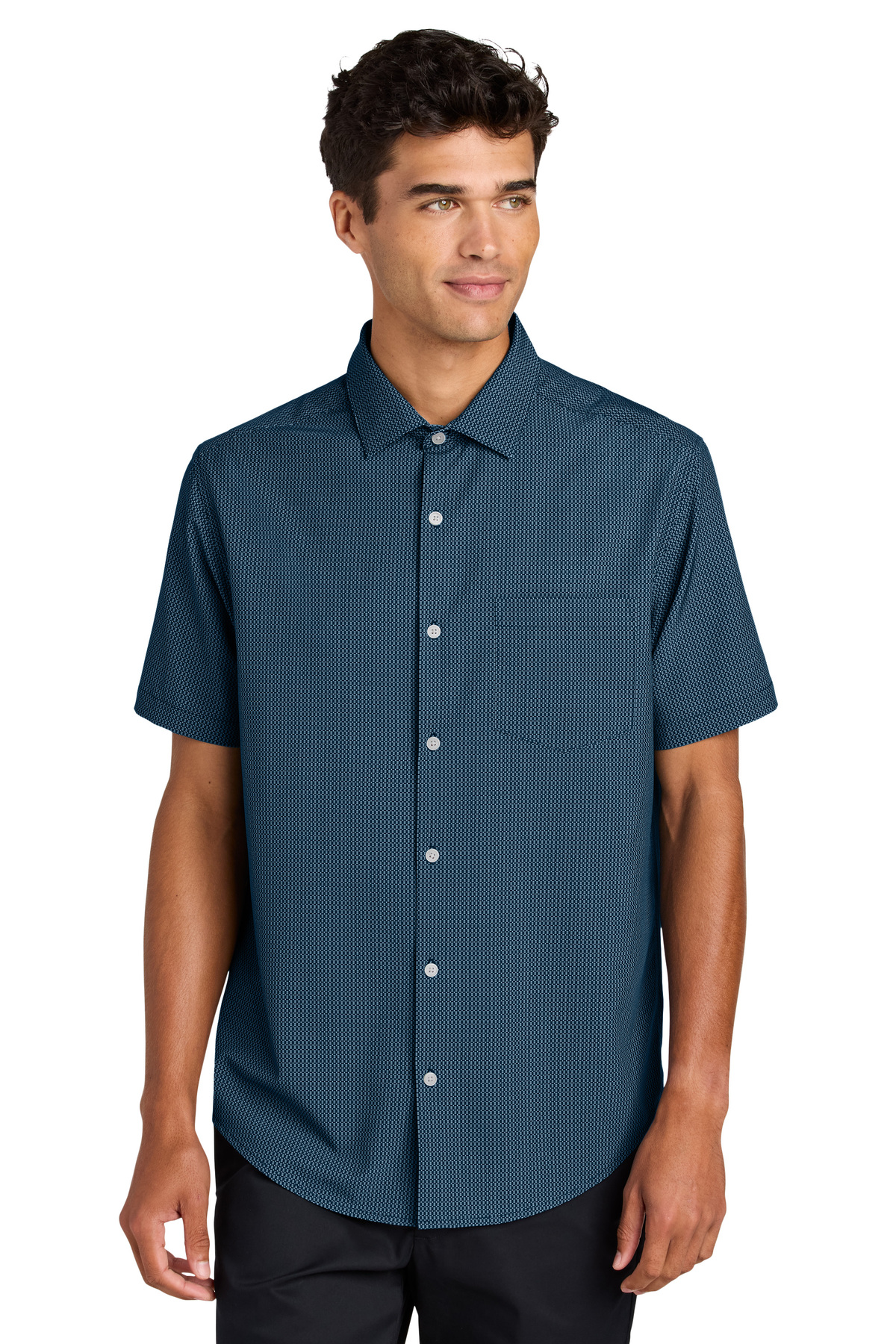 Mercer+Mettle Embroidered Short Sleeve UV Capital Tech Shirt