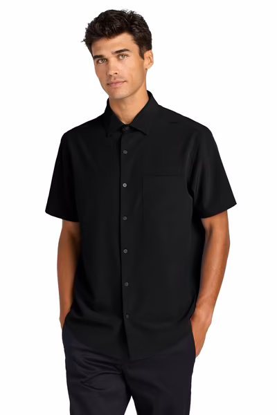Mercer+Mettle Embroidered Short Sleeve UV Capital Tech Shirt