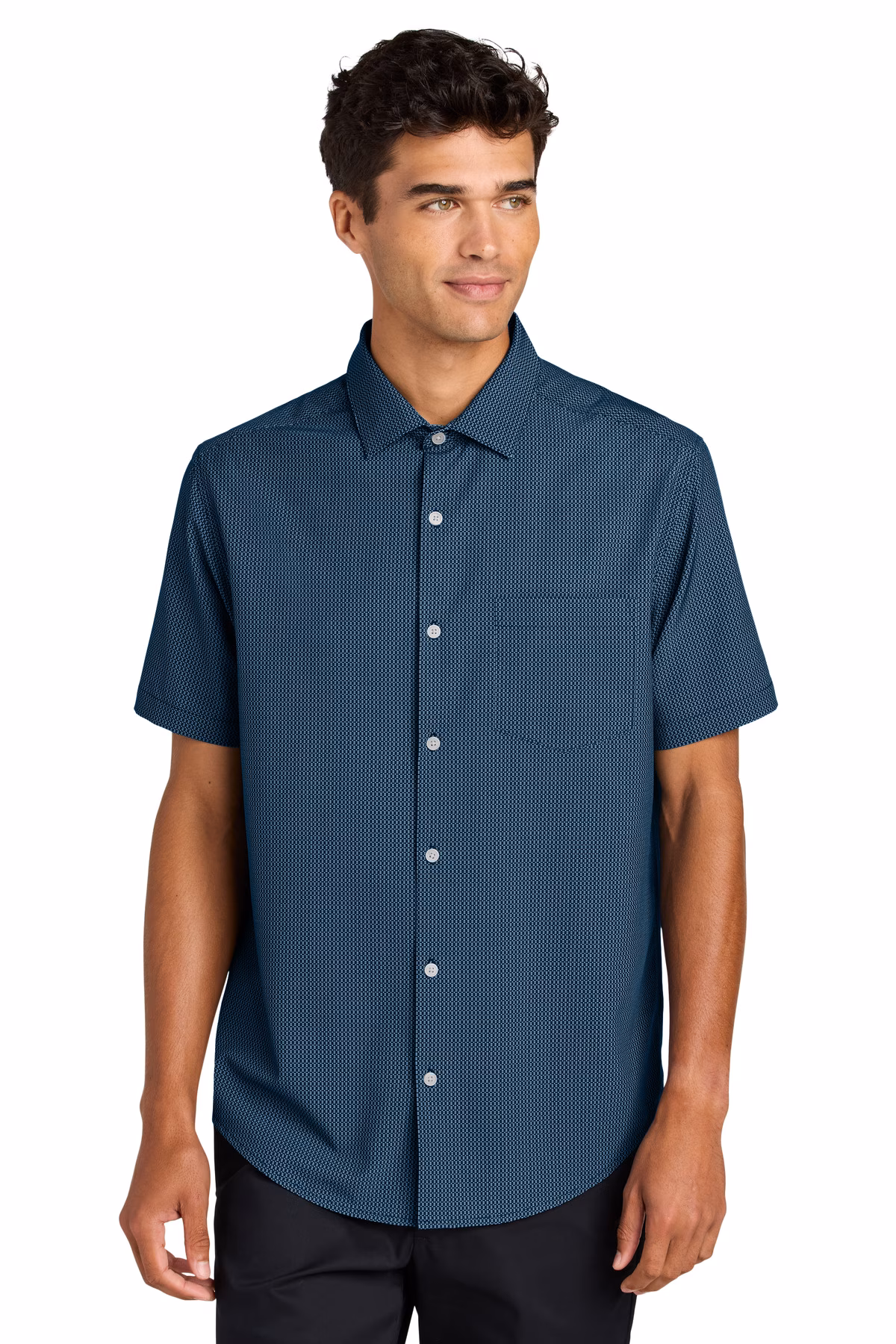 Mercer+Mettle Embroidered Short Sleeve UV Capital Tech Shirt Image - Mercer+Mettle Embroidered Short Sleeve UV Capital Tech Shirt
