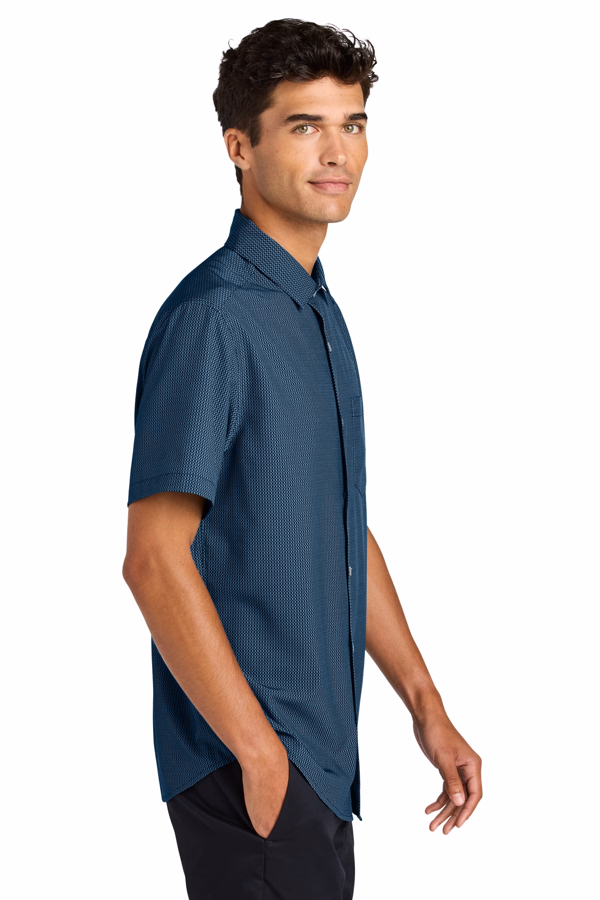 Mercer+Mettle Embroidered Short Sleeve UV Capital Tech Shirt
