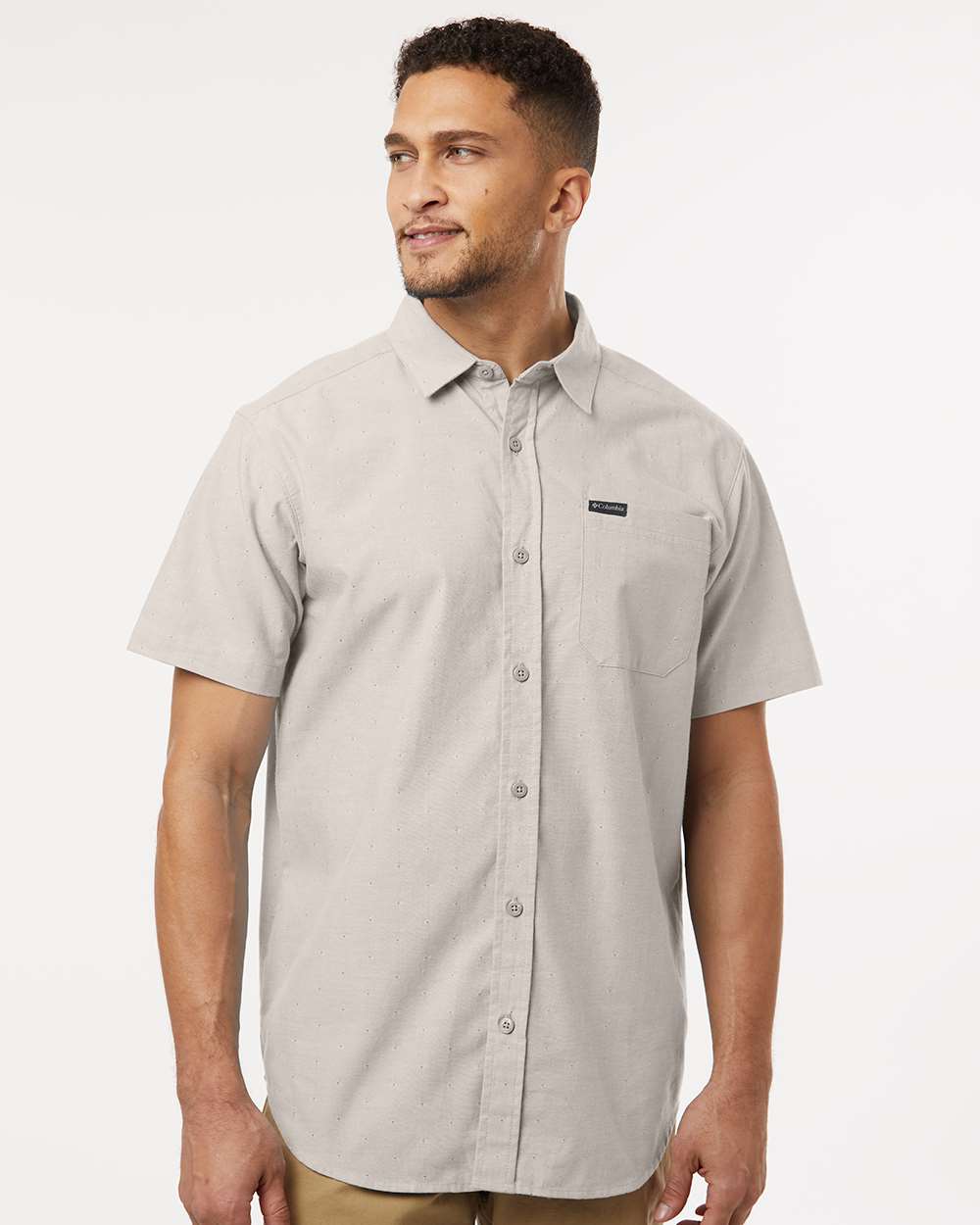 Columbia Embroidered Men Rapid River Novelty Shirt