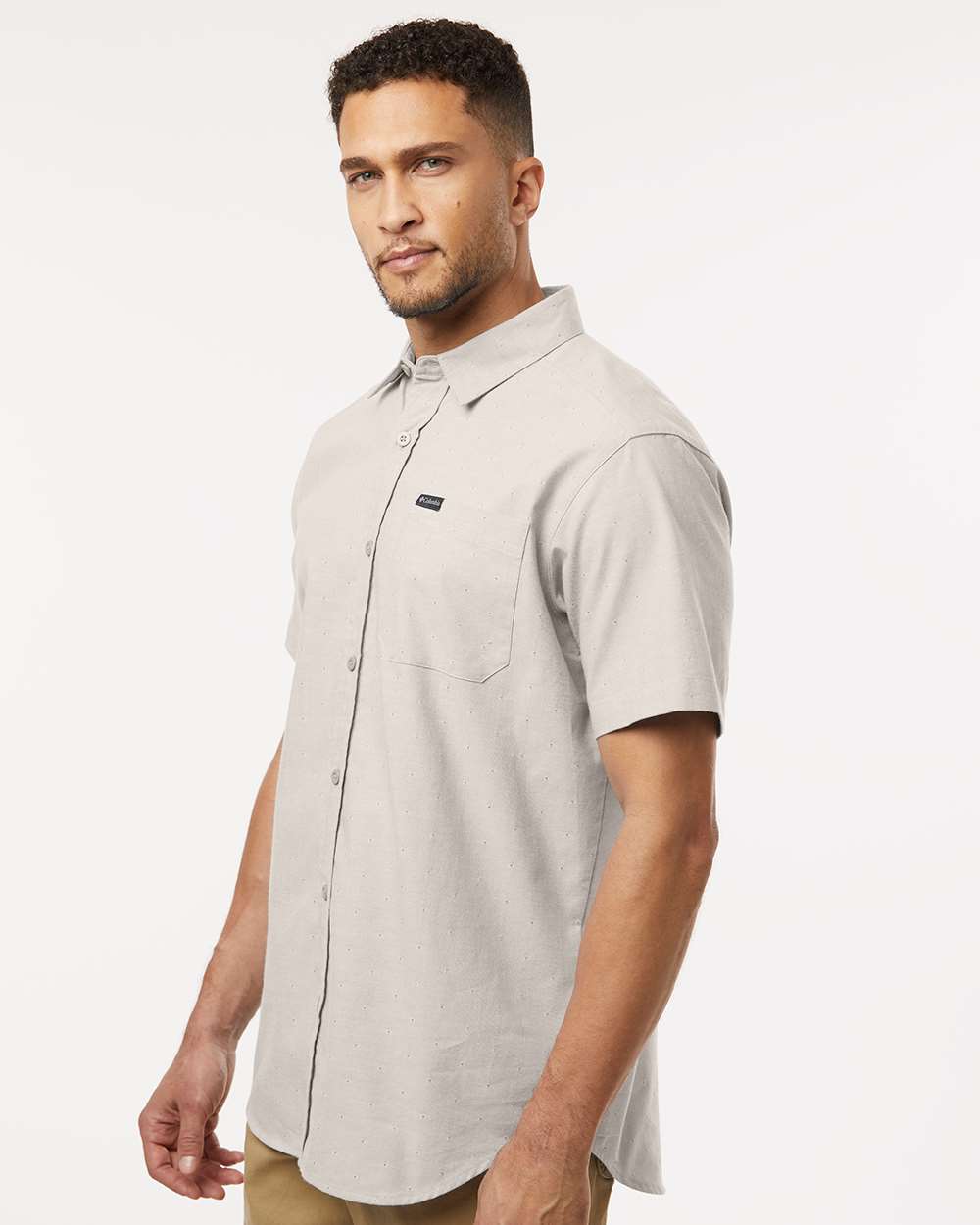 Columbia Embroidered Men Rapid River Novelty Shirt Thumb