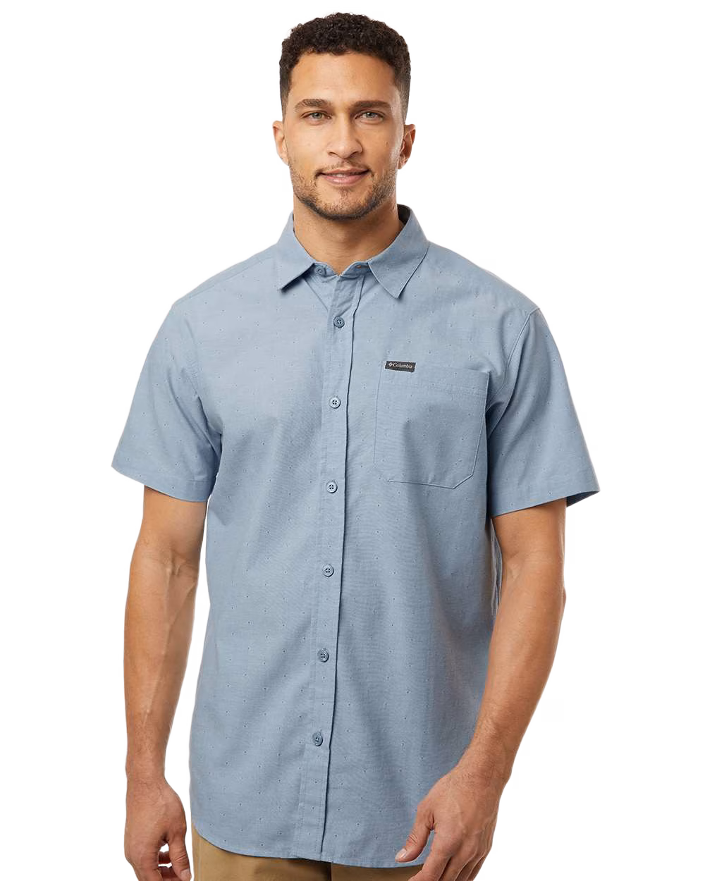 Columbia Embroidered Men Rapid River Novelty Shirt
