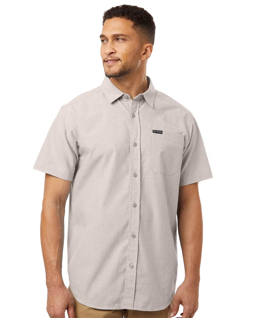Columbia Embroidered Men Rapid River Novelty Shirt Image - Columbia Embroidered Men Rapid River Novelty Shirt