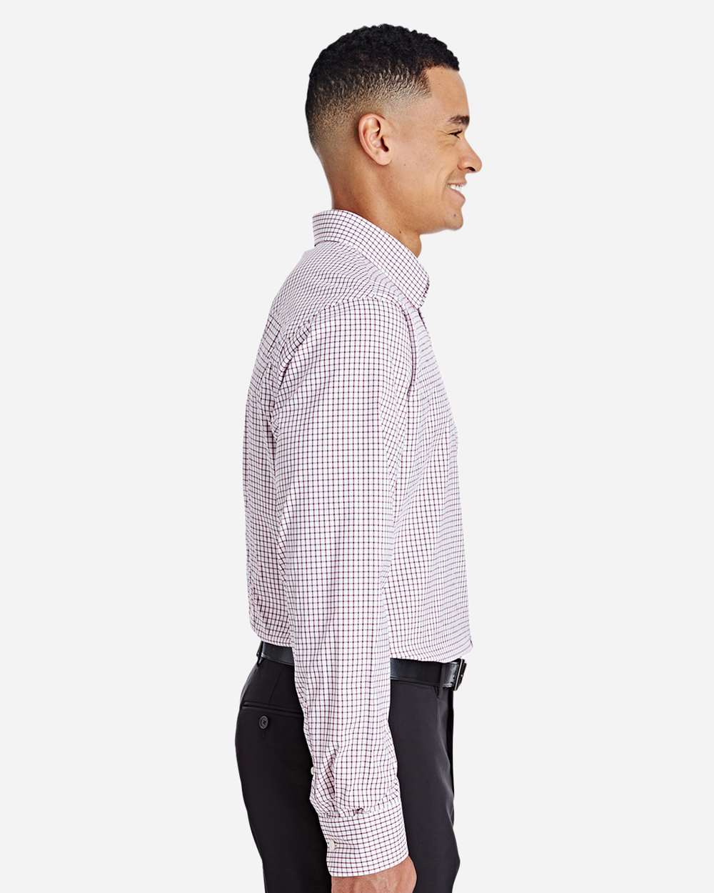 Devon & Jones Embroidered Men's CrownLux Performance Dress Shirt