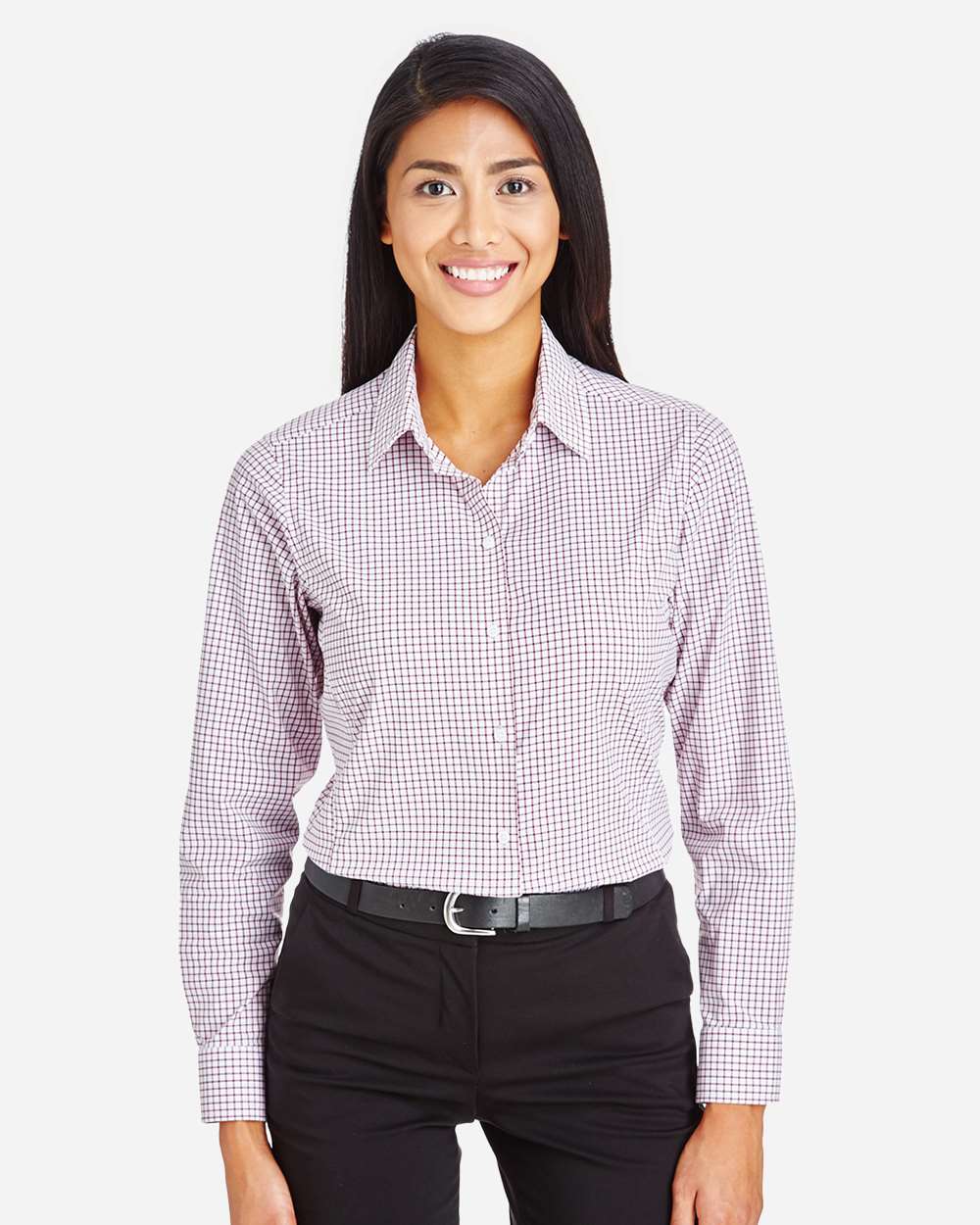 Devon & Jones Embroidered Women's CrownLux Performance Woven Dress Shirt