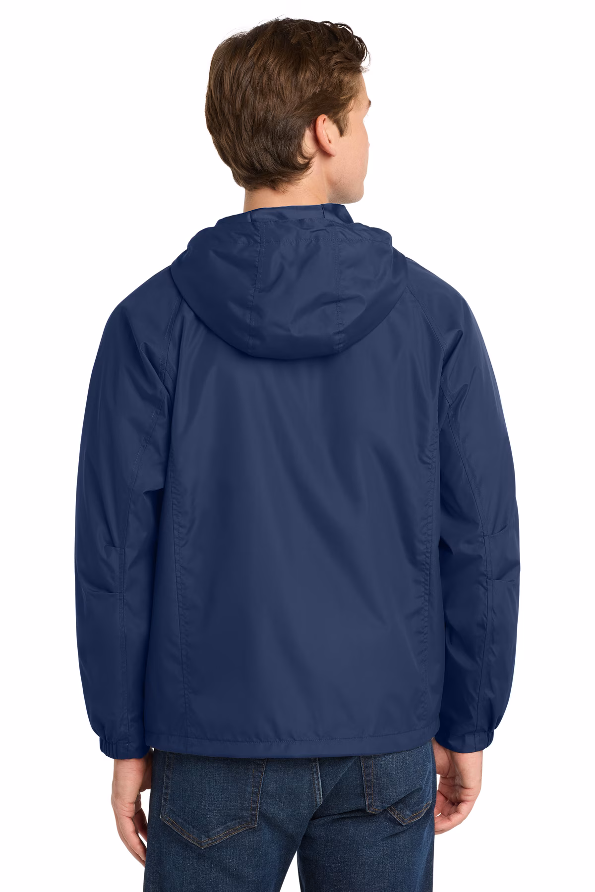 Sport-Tek  Embroidered Men's Hooded Weather Resistant Jacket