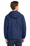 Sport-Tek  Embroidered Men's Hooded Weather Resistant Jacket Thumb