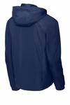 Sport-Tek  Embroidered Men's Hooded Weather Resistant Jacket Thumb