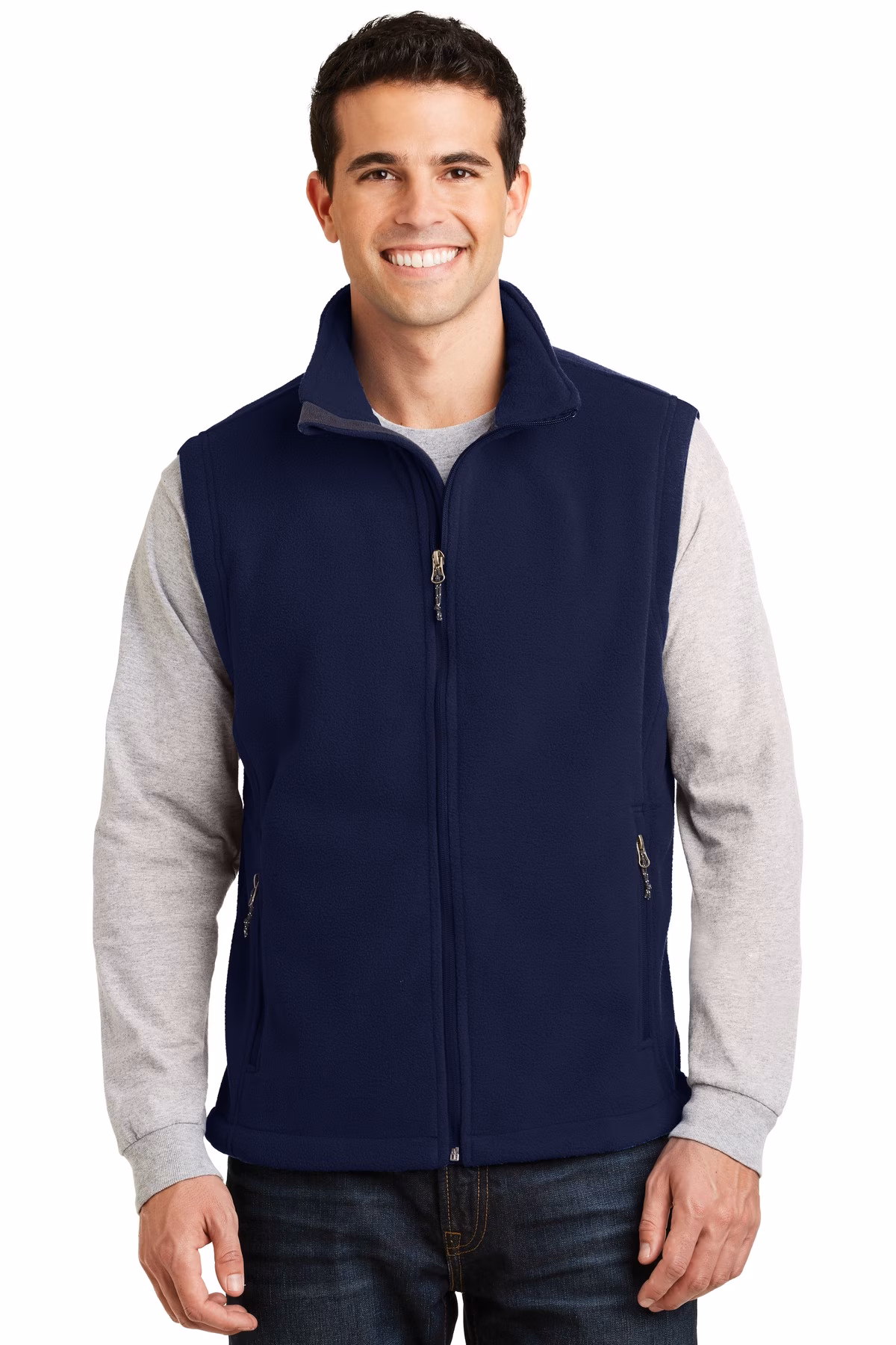 Port Authority  Embroidered Men's Value Fleece Vest Image - Port Authority Value Fleece Vest