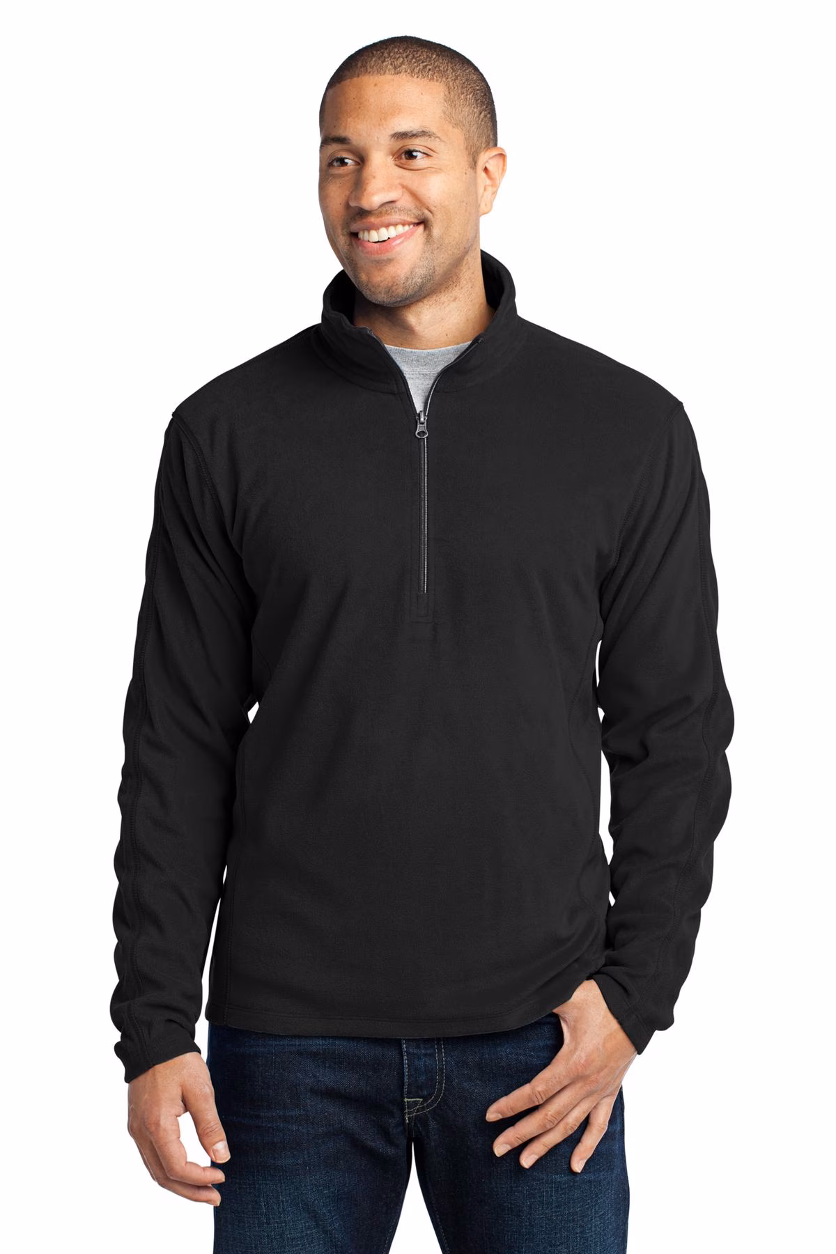 Port Authority  Embroidered Men's Microfleece 1/2-Zip Pullover