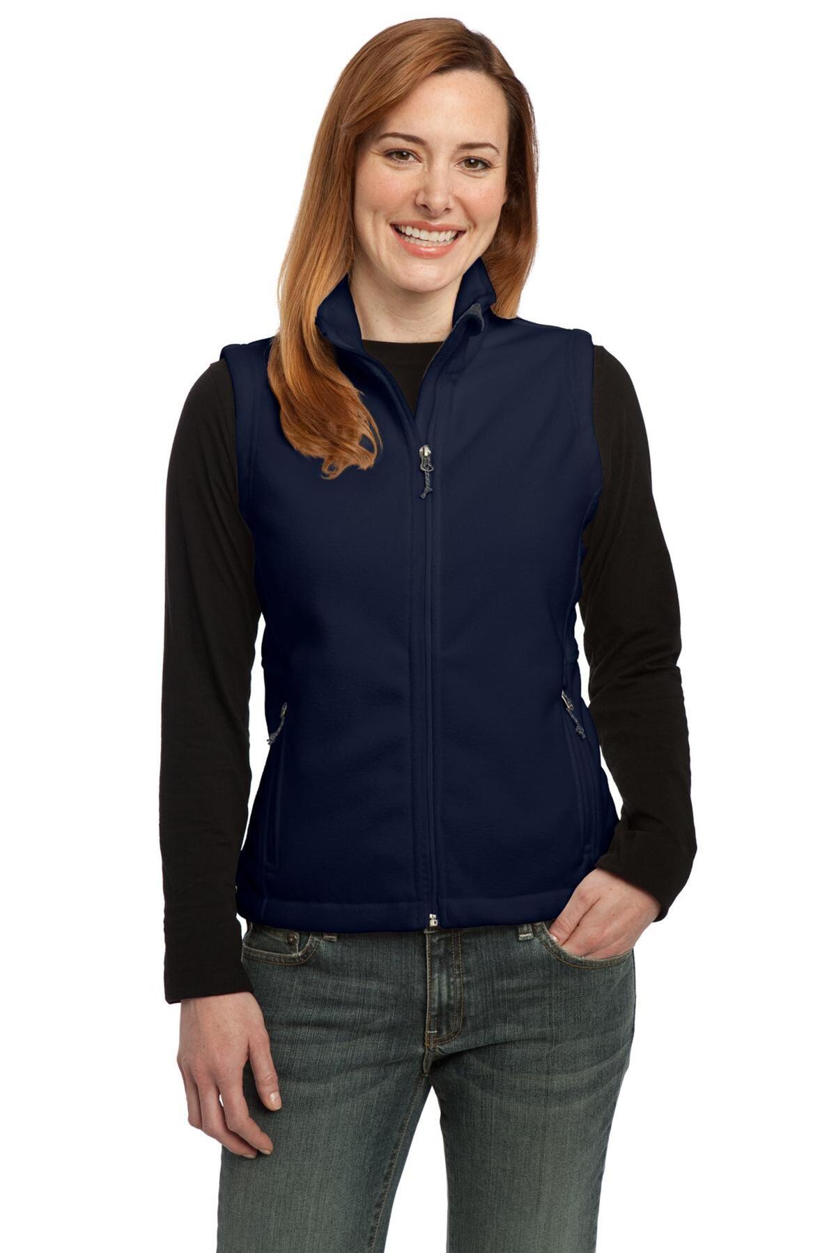 Port Authority  Embroidered Women's Value Fleece Vest Image - Port Authority Ladies Value Fleece Vest