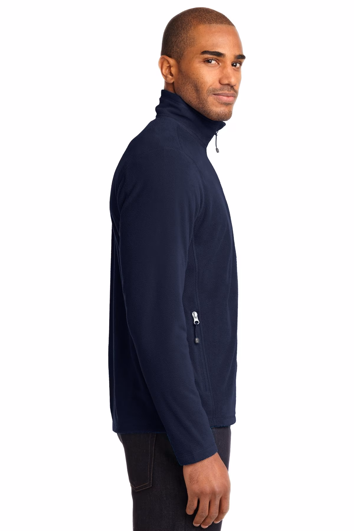 Eddie Bauer  Embroidered Men's Full-Zip Microfleece Jacket
