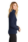 Eddie Bauer  Embroidered Women's Full-Zip Microfleece Jacket Thumb