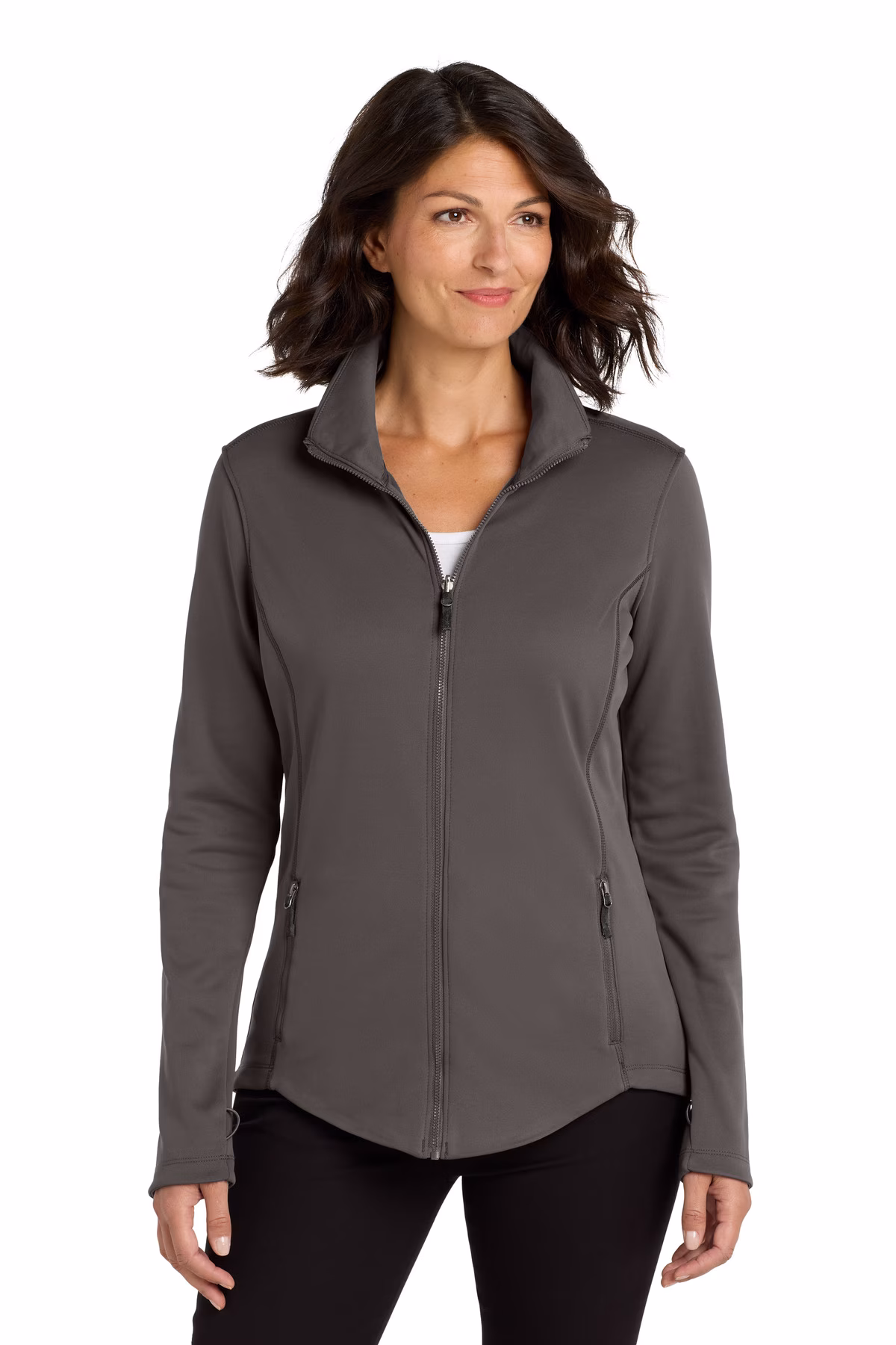Port Authority Embroidered Women's Collective Smooth Fleece Jacket Image - Port Authority Embroidered Women's Collective Smooth Fleece Jacket; L904