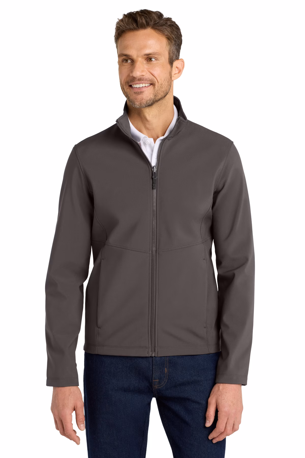 Port Authority Embroidered Men's Collective Soft Shell Jacket Image - Port Authority Embroidered Men's Collective Soft Shell Jacket; J901