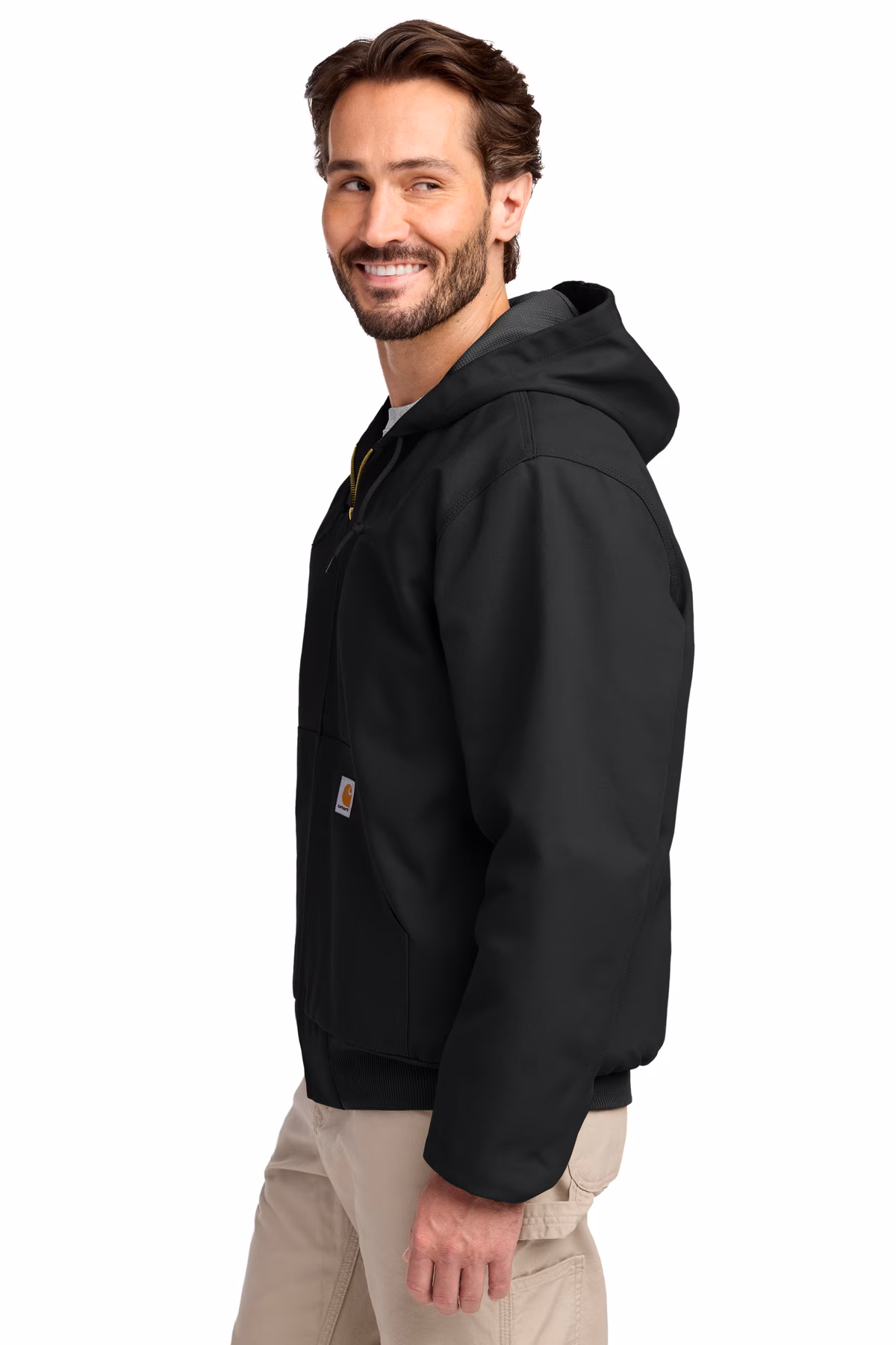 Carhartt Embroidered Men's Thermal-Lined Duck Active Jacket