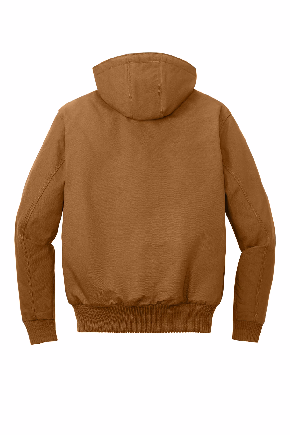 Carhartt Embroidered Men's Quilted-Flannel-Lined Duck Active Jacket