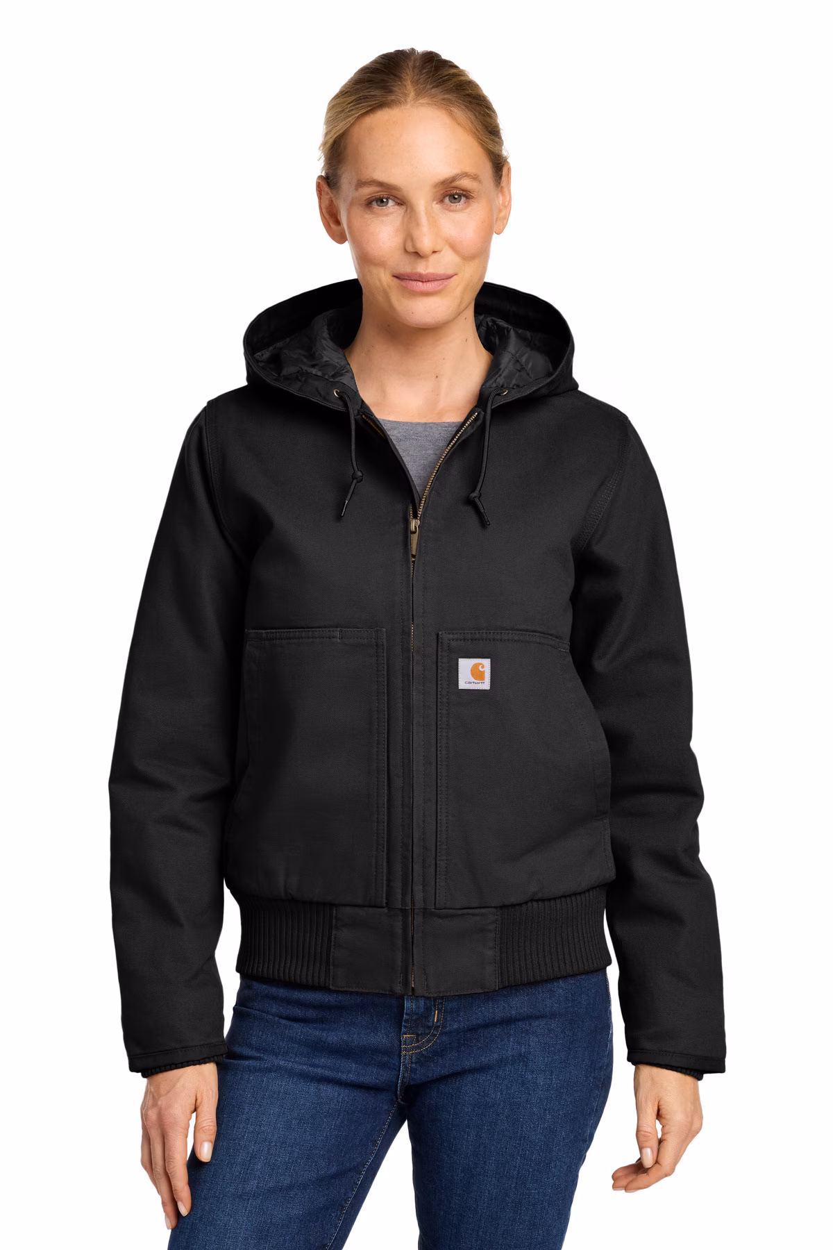 Carhartt Embroidered Women's Washed Duck Active Jacket Image - Carhartt Embroidered Women's Washed Duck Active Jacket