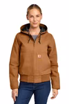 Carhartt Embroidered Women's Washed Duck Active Jacket Thumb