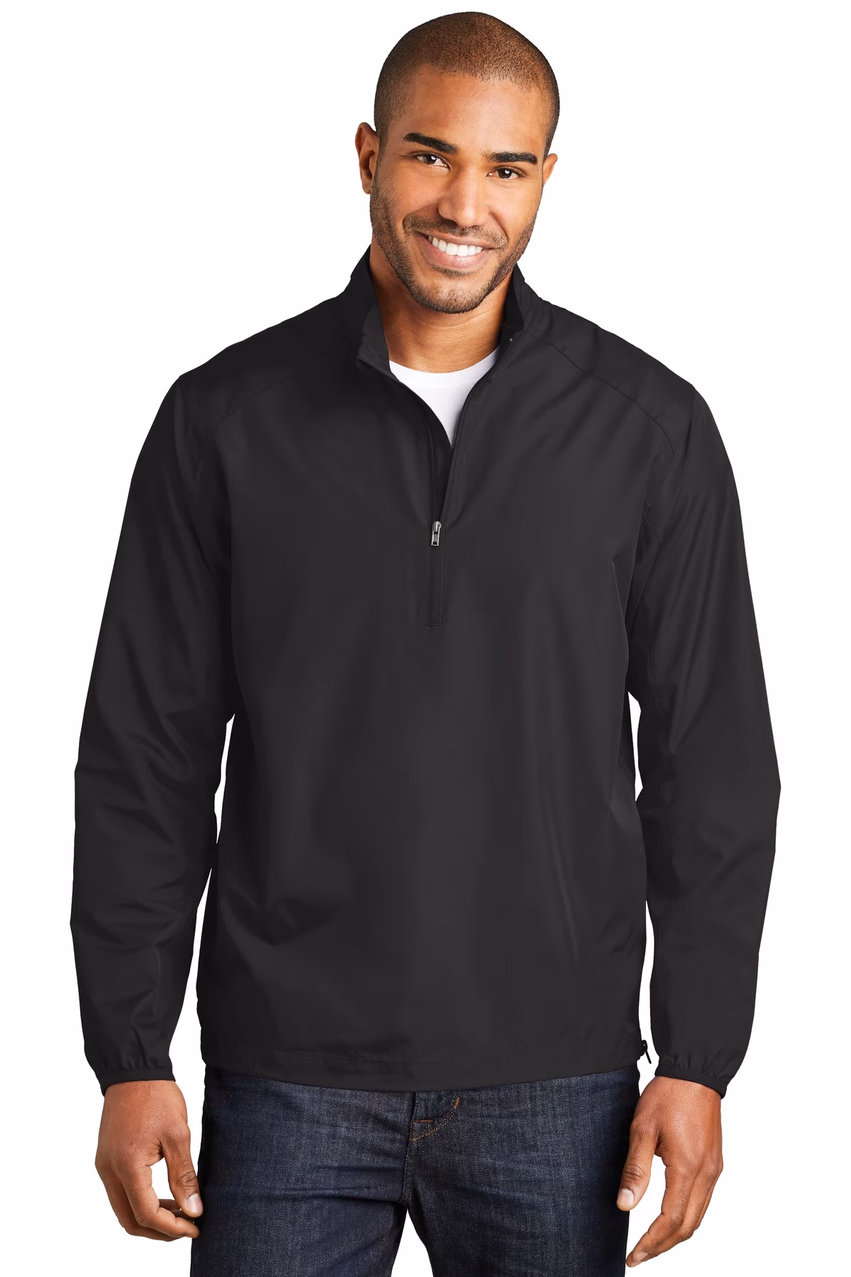 Port Authority  Embroidered Men's Zephyr 1/2-Zip Pullover Image - Port Authority Zephyr 1/2-Zip Pullover