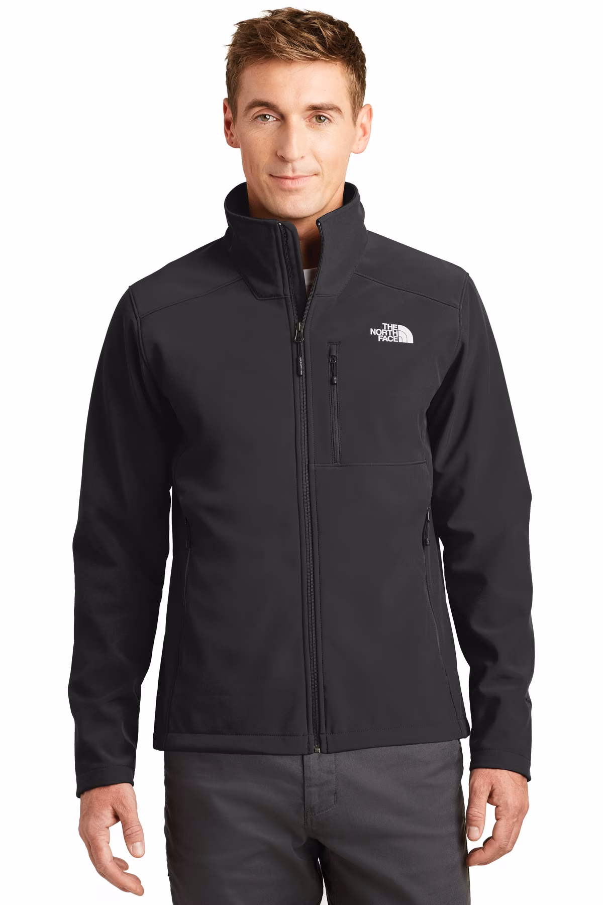 The North Face  Embroidered Men's Apex Barrier Soft Shell Jacket Image - The North Face Apex Barrier Soft Shell Jacket; north face jacket; north face men's soft shell