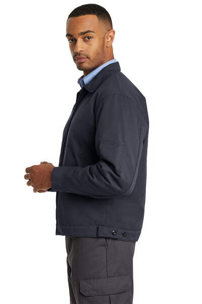 Red Kap Embroidered Men's Slash Pocket Jacket - Queensboro