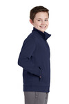 Sport-Tek Embroidered Youth Sport-Wick Fleece Full-Zip Jacket Thumb
