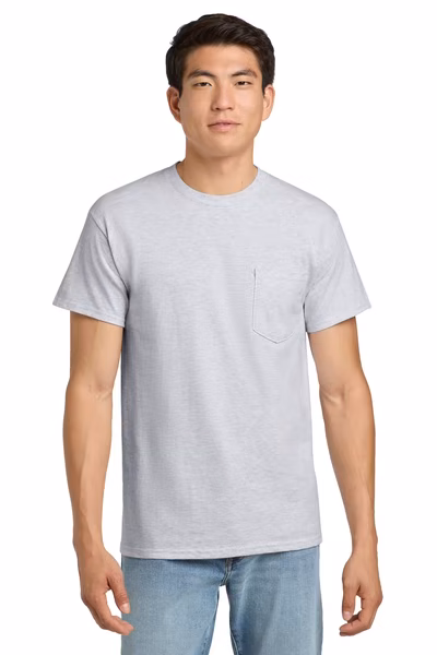 Gildan Embroidered Men's Classic Pocket Tee