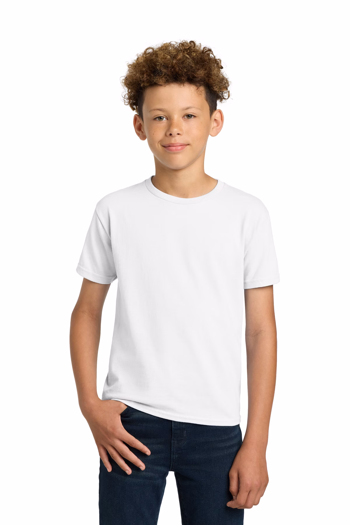 Gildan  Embroidered Youth Ultra Cotton Tee Image - Gildan Youth Ultra Cotton Tee, white, red, royal, black, navy, ash, cotton, jersey, pre-shrunk, full-body, youth tees, children's tee, knit