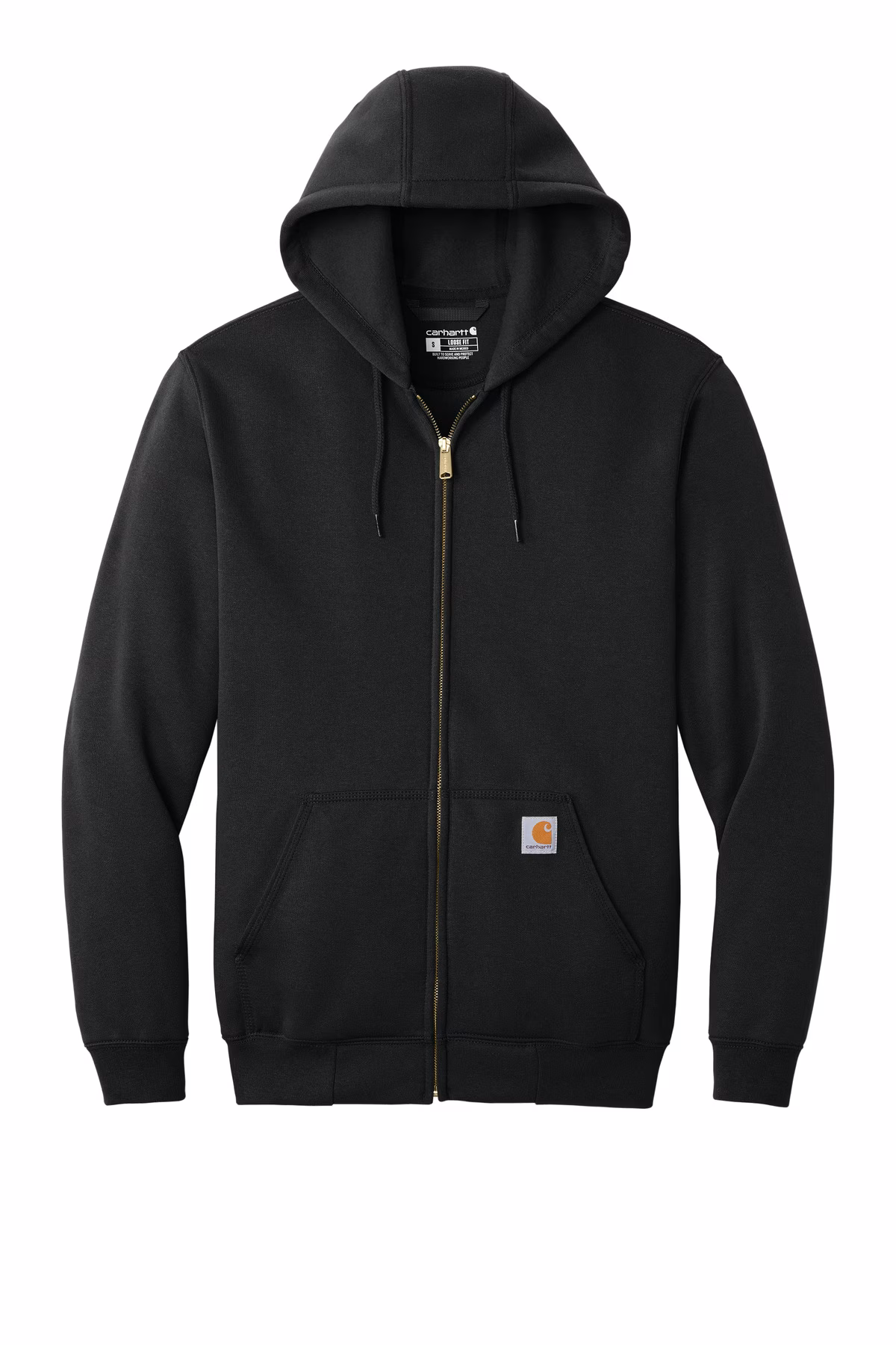 Carhartt Embroidered Men's Midweight Hooded Zip-Front Sweatshirt