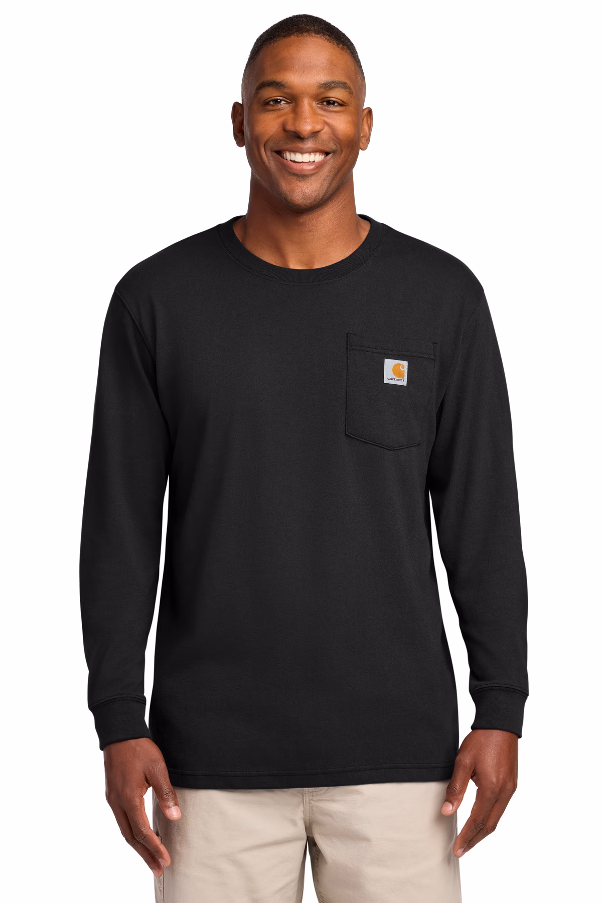 Carhartt Embroidered Men's Workwear Pocket Long Sleeve Tee