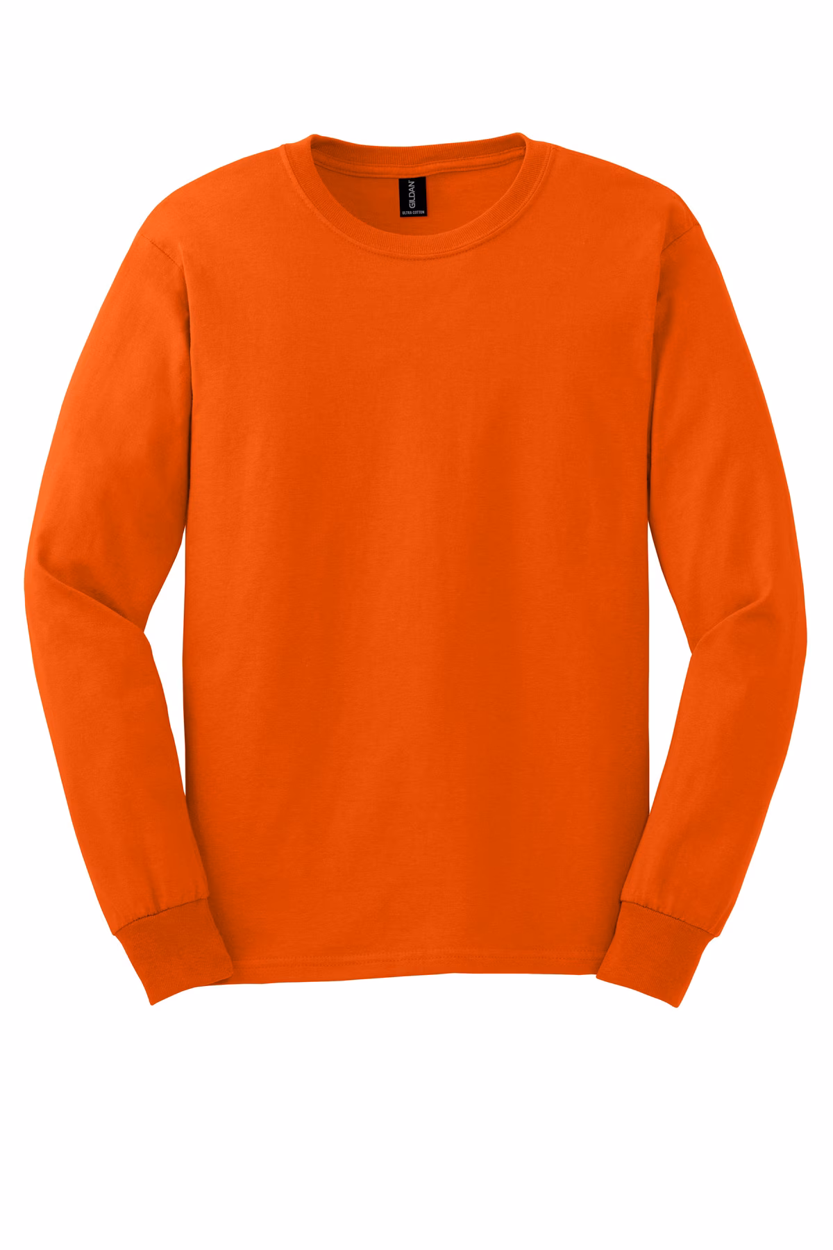 Gildan Men's Printed Classic Ultra Cotton Long Sleeve Safety Tee