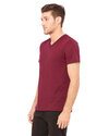 Bella+Canvas Embroidered Men's Jersey Short Sleeve V-Neck Tee Thumb