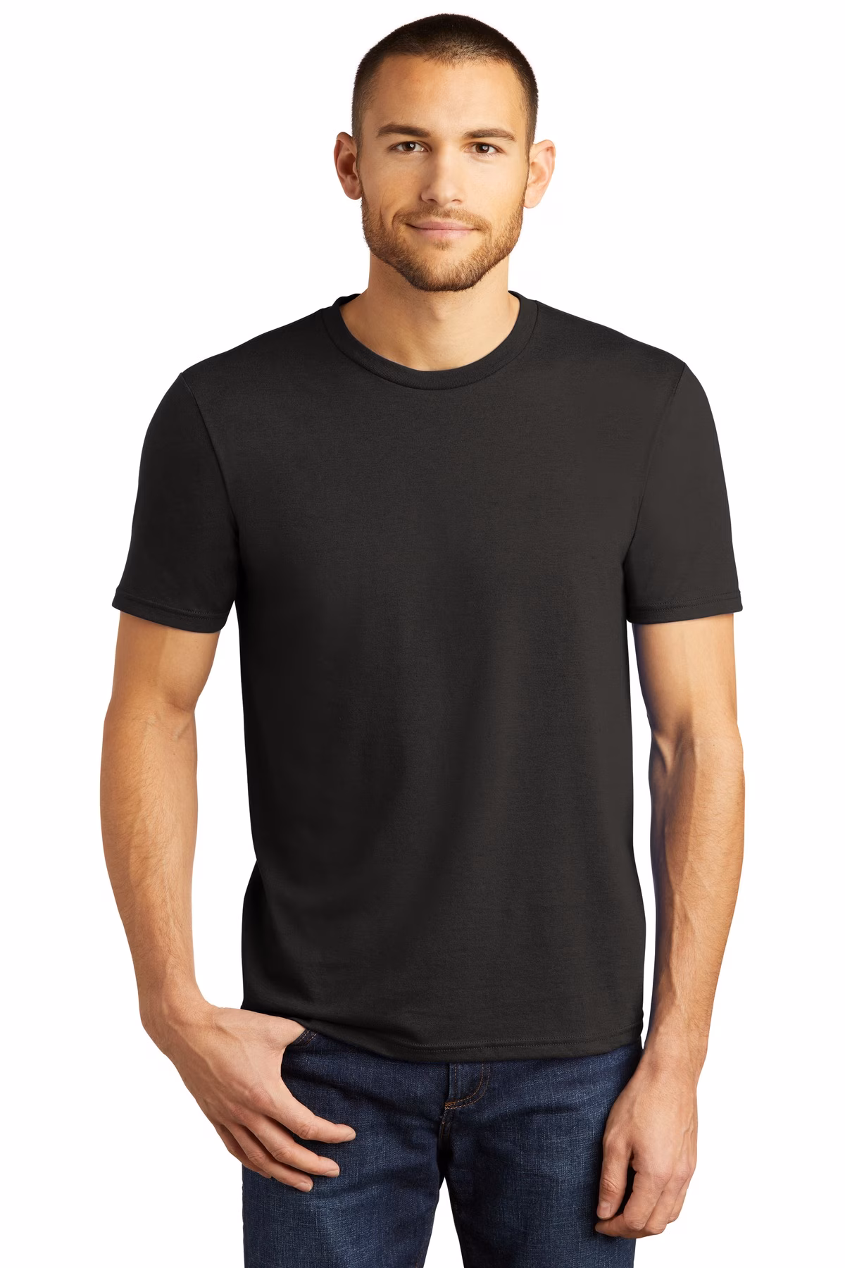 District Embroidered Men's Perfect Tri-Blend Crew Tee