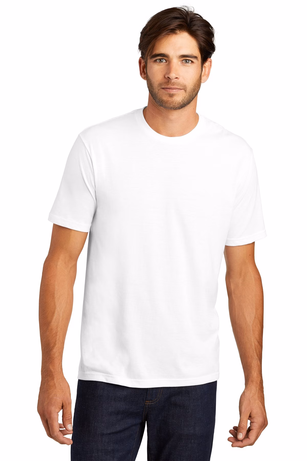 District Embroidered Men's Perfect Tri-Blend Crew Tee Image - District Made Mens Perfect Tri Crew Tee