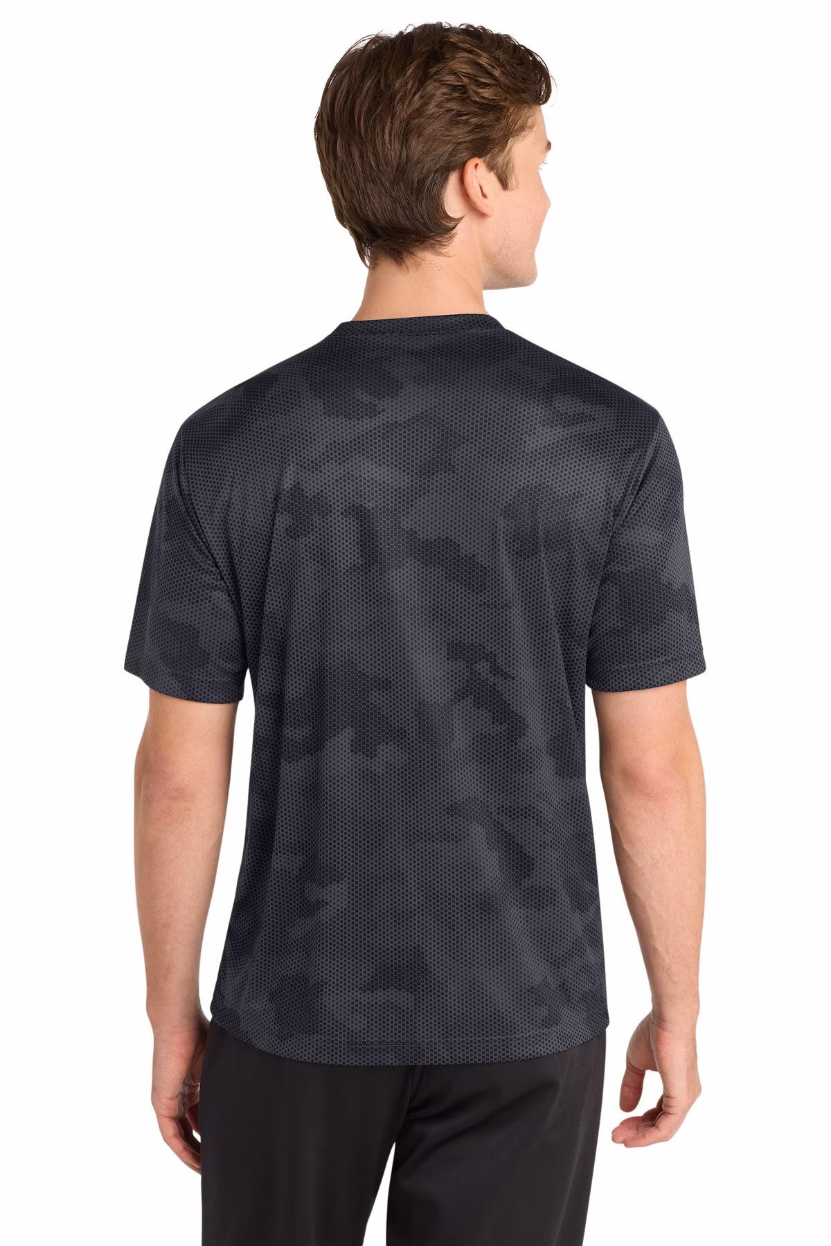 Sport-Tek Printed Men's CamoHex Tee