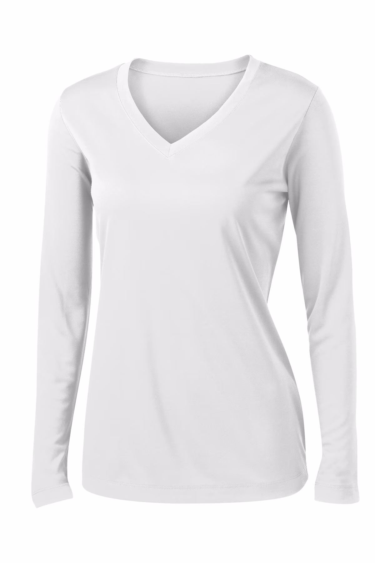 Sport-Tek Embroidered Women's Long Sleeve V-Neck Competitor Tee