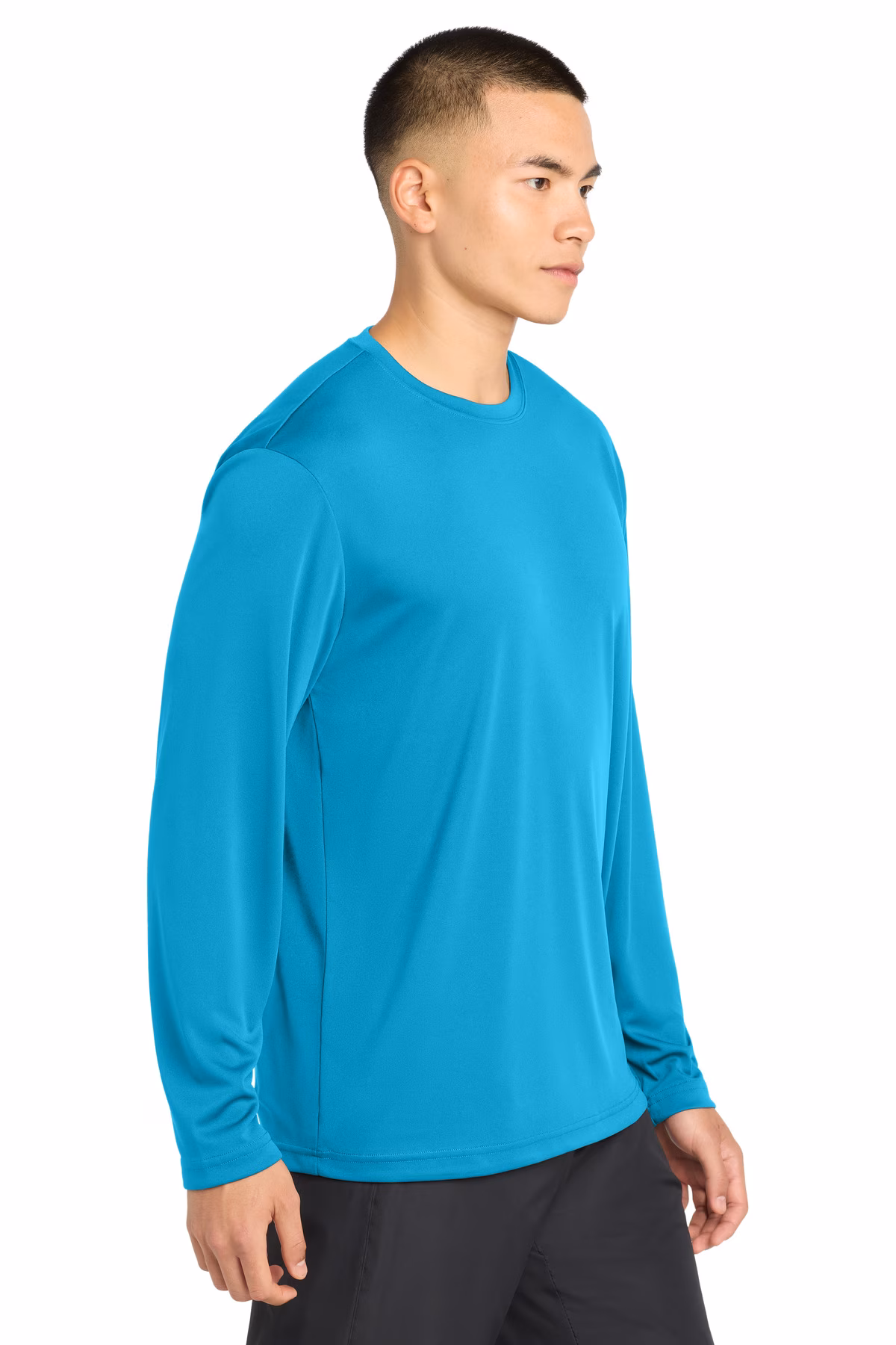 Sport-Tek Printed Men's Long Sleeve Competitor Tee