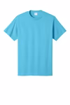 Port & Company Printed Tall Core Cotton Tee Flat Front view