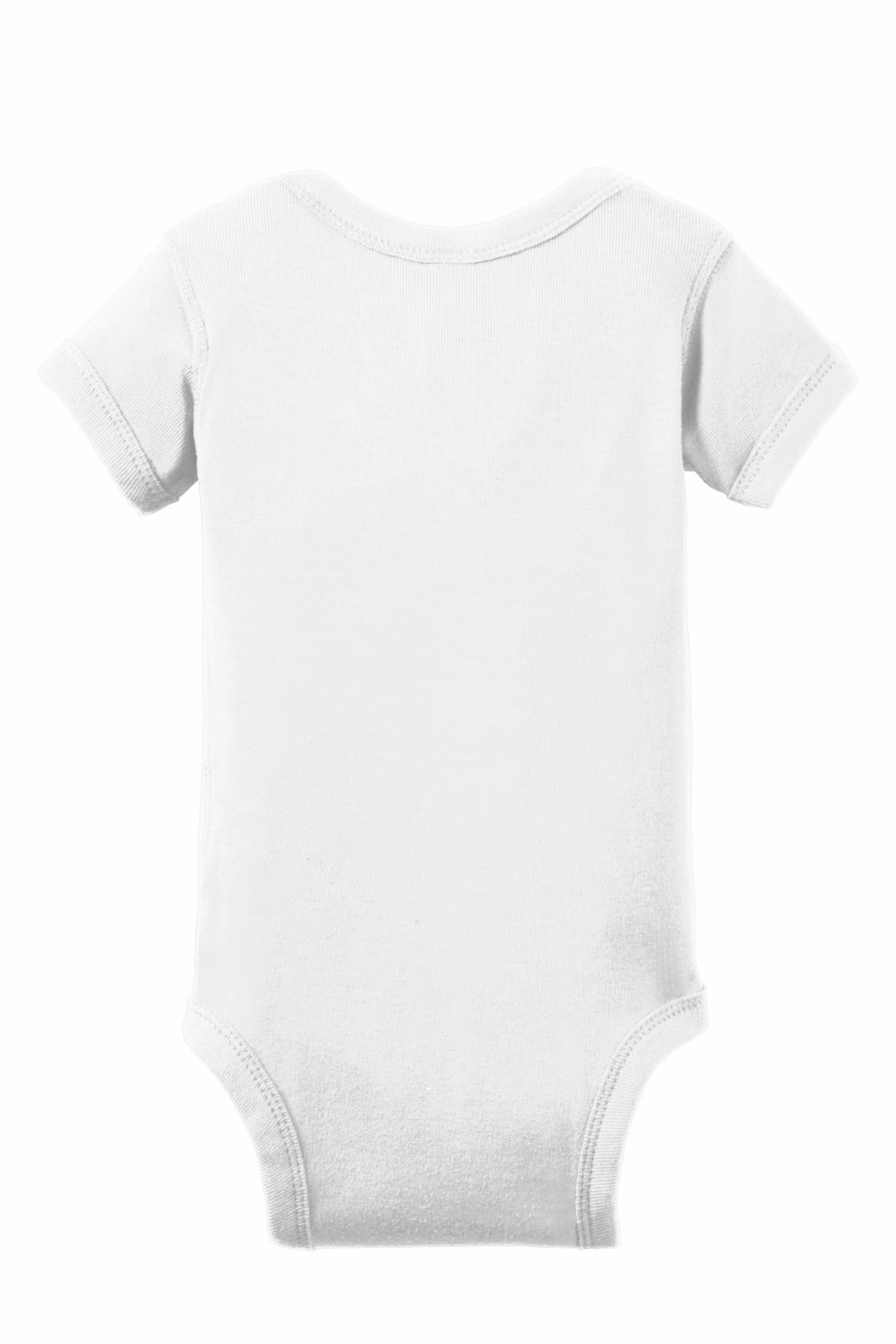 Rabbit Skins Printed Infant Short Sleeve Baby Rib Bodysuit