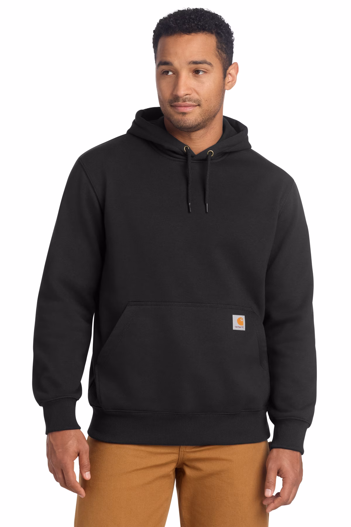Carhartt Embroidered Rain Defender Paxton Heavyweight Hooded Sweatshirt Image - Carhartt Embroidered Rain Defender Heavyweight Hooded Sweatshirt; CT100615