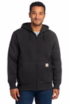 Carhartt Embroidered Paxton Rain Defender Hooded Zip Sweatshirt Thumb