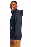 Carhartt Embroidered Rain Defender Paxton Heavyweight Hooded Zip Mock Sweat Thumb
