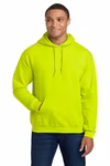 Gildan Printed Men's Heavy Blend Pullover Hooded Safety Sweatshirt Thumb